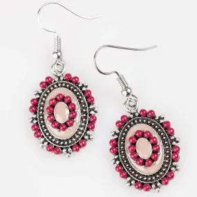 Garden Gate Glam Multi-Pink Earrings