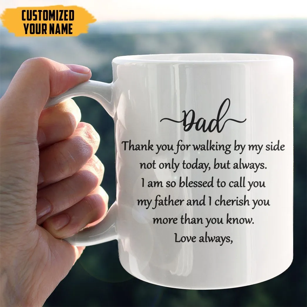 Gearhuman 3D Happy Mothers Day Fathers Day Combo Gift Dear Mom and Dad Custom Name Mug