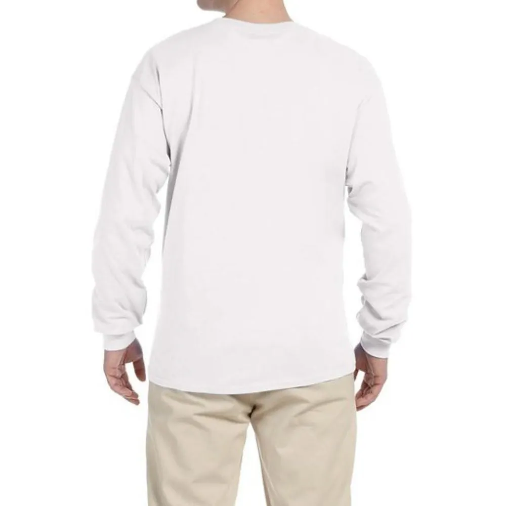 Gildan G240 Men's Ultra Cotton Long-Sleeve T-Shirt - Sport Grey