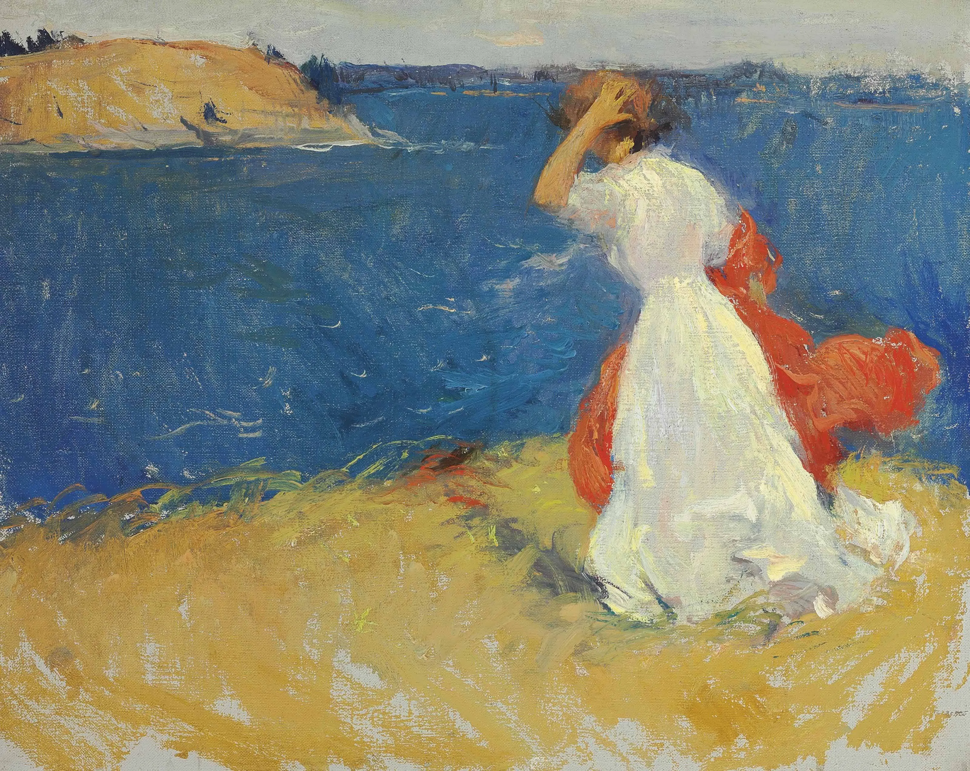 Girl on the Headland