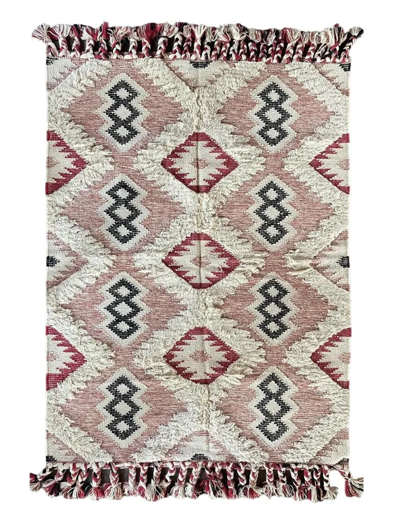 Hand Knotted Wool & Cotton RUG 38