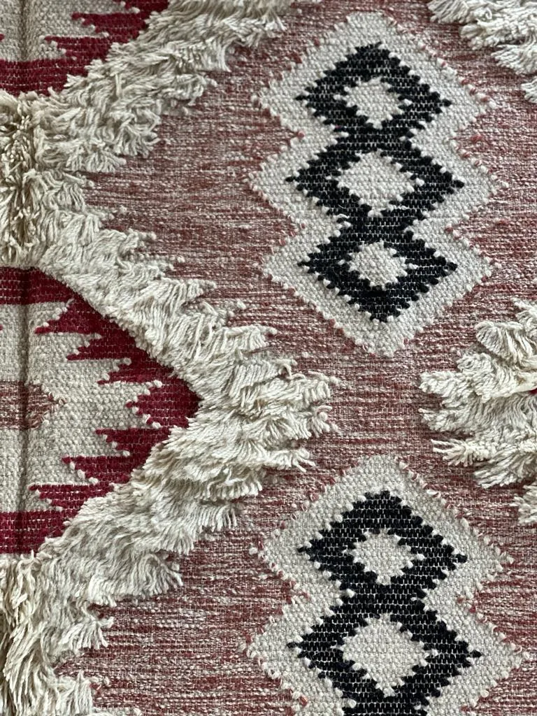 Hand Knotted Wool & Cotton RUG 38