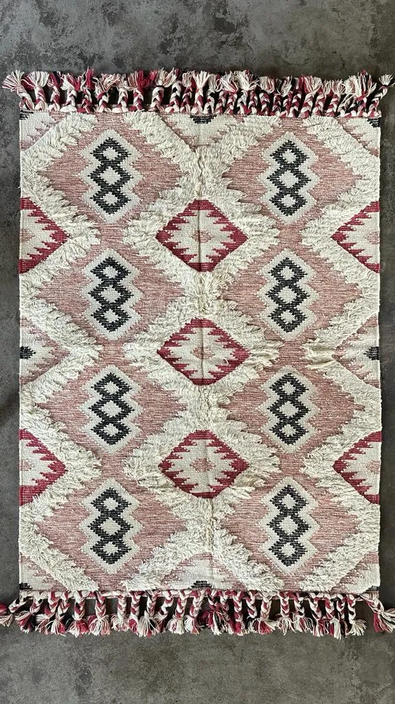 Hand Knotted Wool & Cotton RUG 38