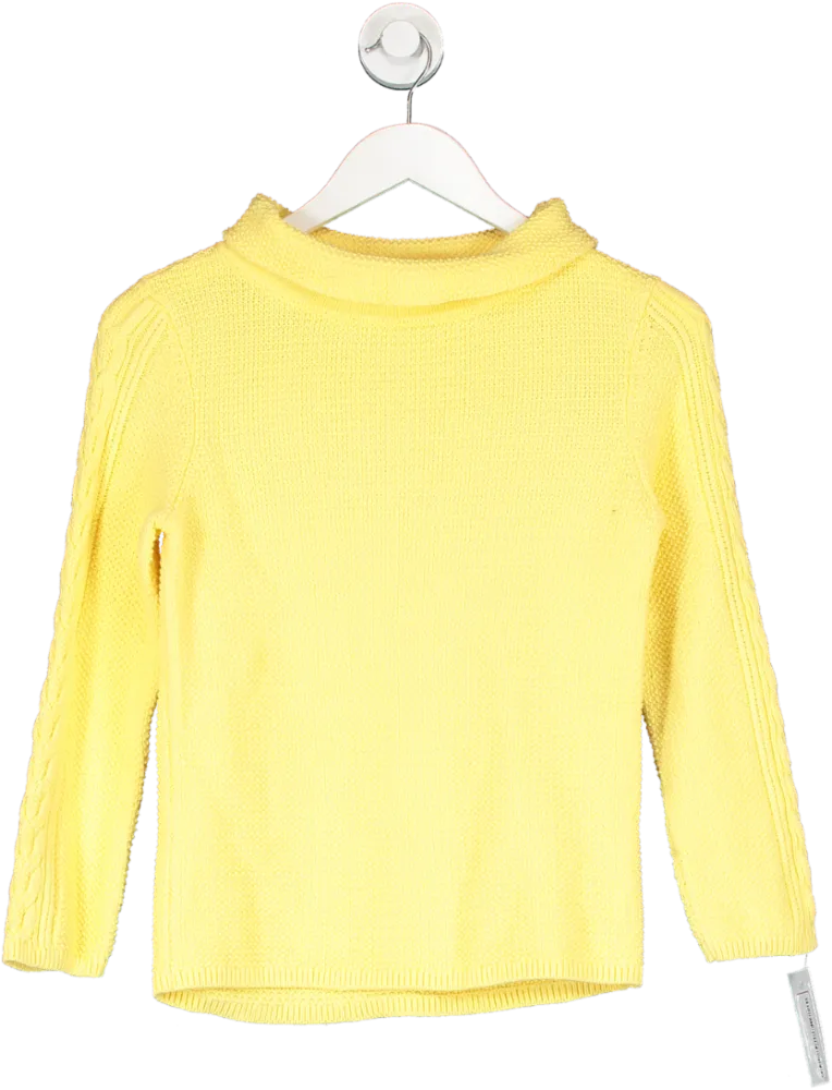 Hobbs Yellow Camilla Textured Jumper UK XS