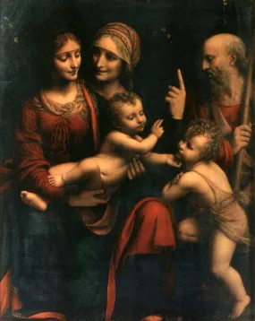 Holy Family with Saint Anne and the infant John the Baptist