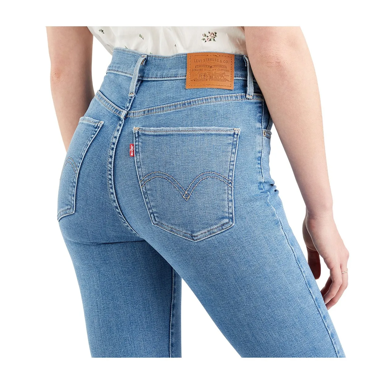 Jeans Levi's Mile High Super Skinny Blu Naple Stone