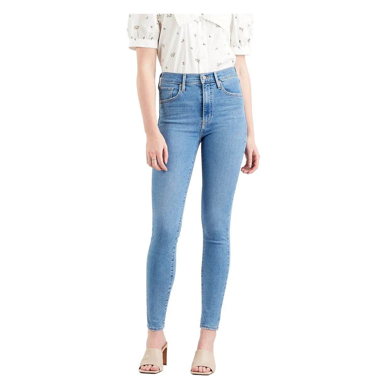 Jeans Levi's Mile High Super Skinny Blu Naple Stone