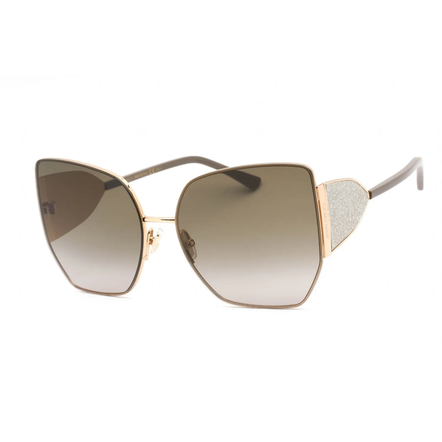 Jimmy Choo River/S Sunglasses Gold / Brown Women's