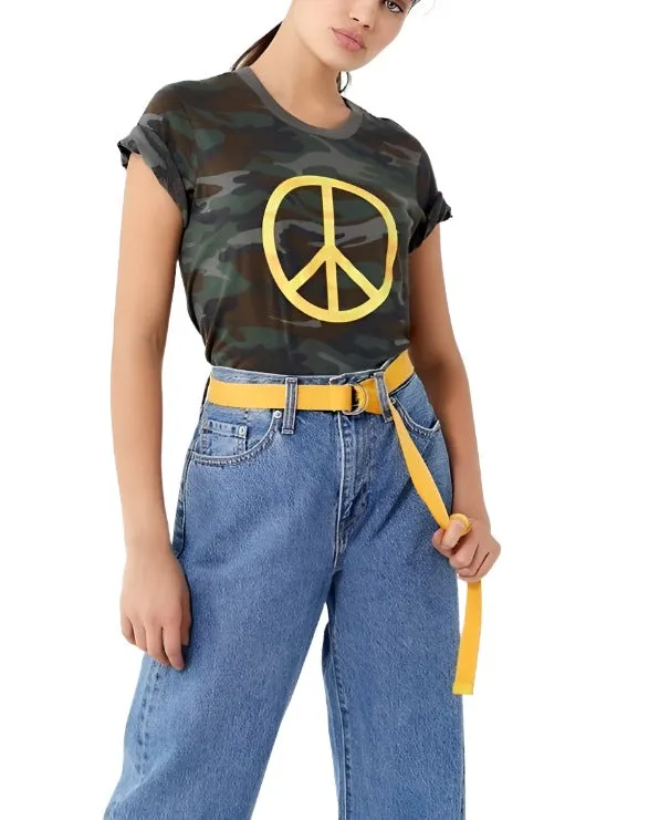 Last Chance! Truly Madly Deeply Camo Peace Tee