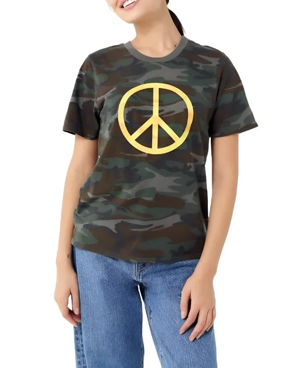 Last Chance! Truly Madly Deeply Camo Peace Tee