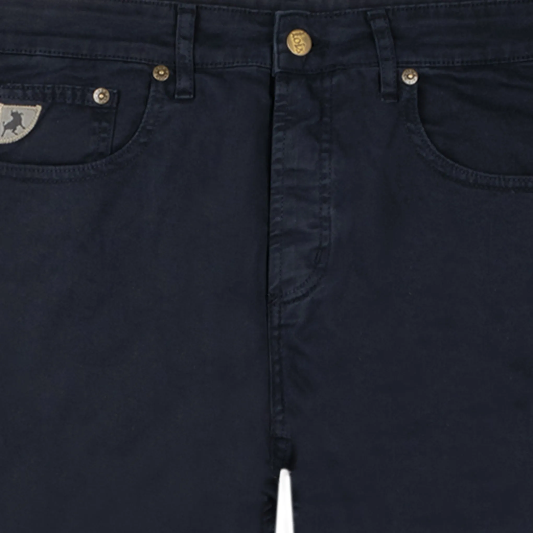 Lois Terrace Cotton Pants Navy Blue