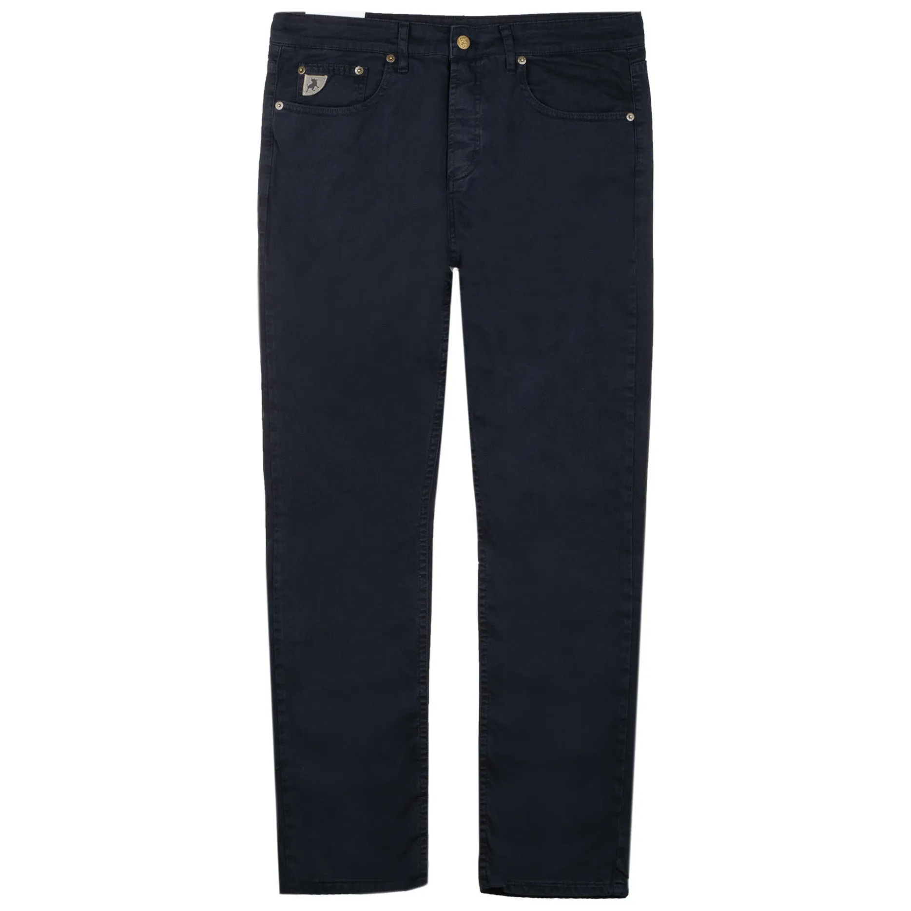 Lois Terrace Cotton Pants Navy Blue