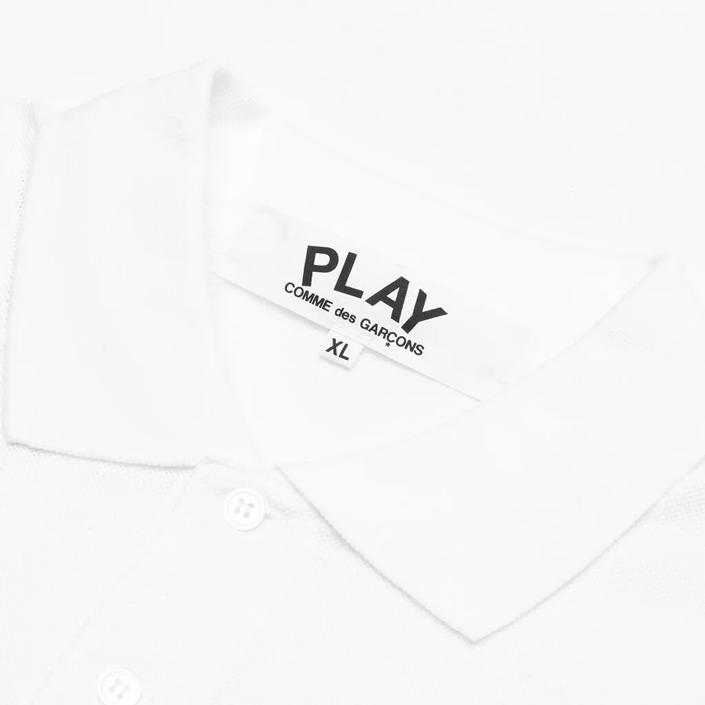 Long Heart Polo - White