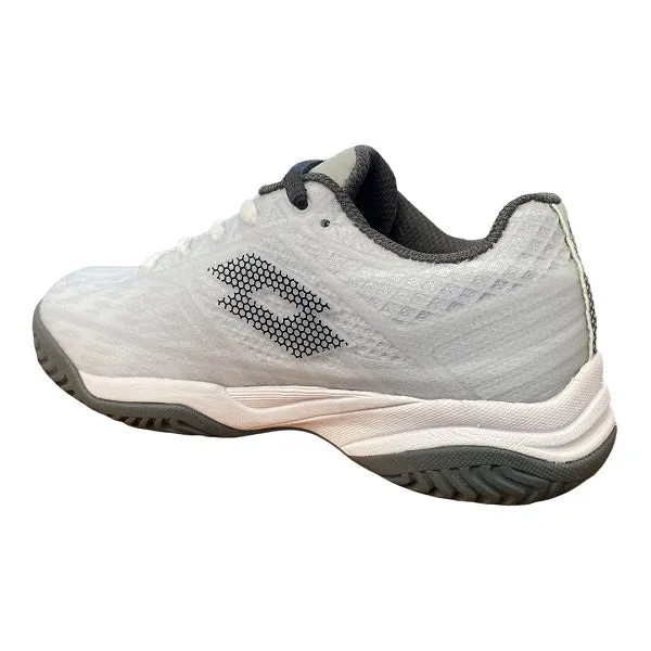 Lotto junior tennis shoe Mirage 300 ALR Jr 210746 6DB all white-asphalt-vapor gray 