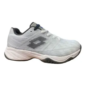 Lotto junior tennis shoe Mirage 300 ALR Jr 210746 6DB all white-asphalt-vapor gray 