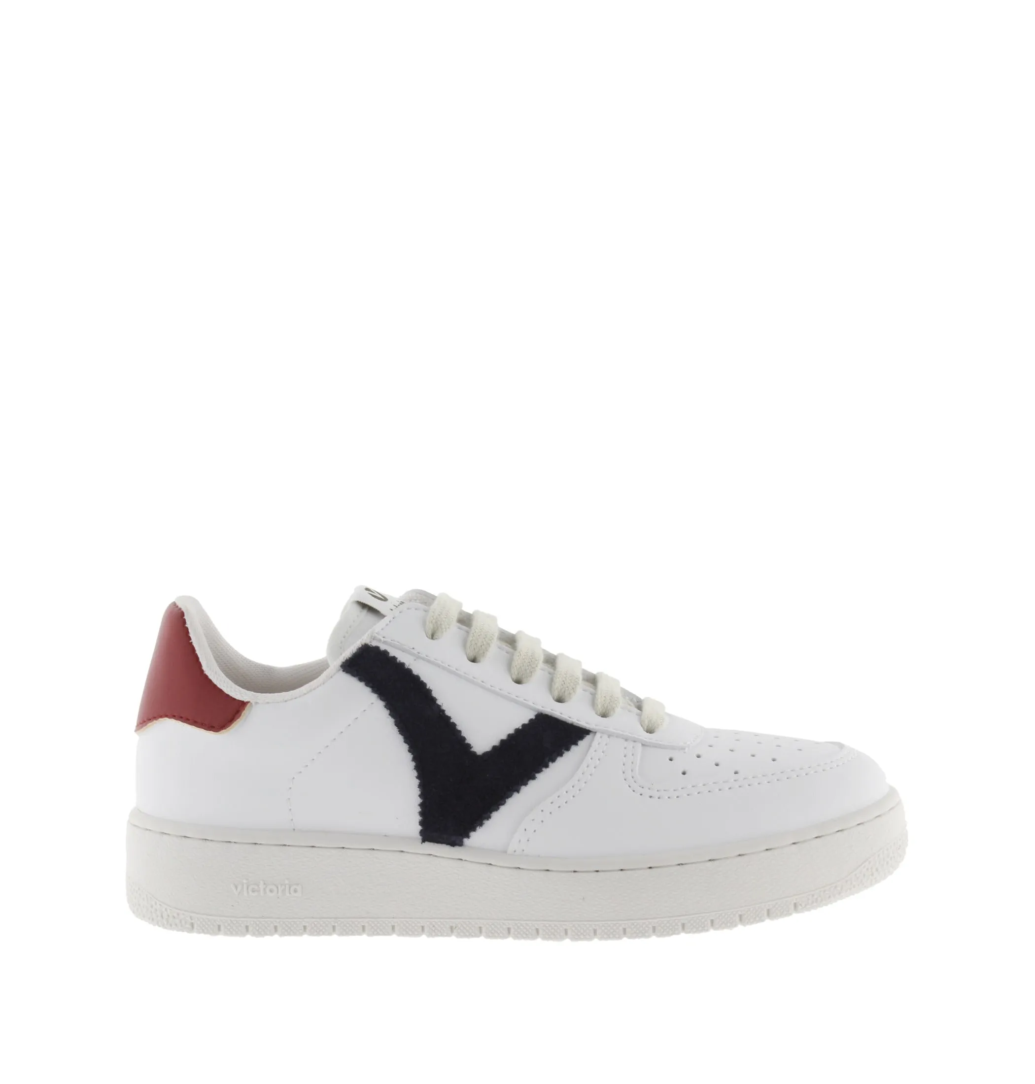 Madrid Contrast Faux Leather Sneaker for Women - 1258201