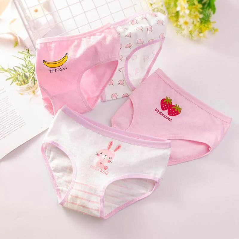 Magic Princess Girls' Pure Cotton Boxer Underwear for Kids