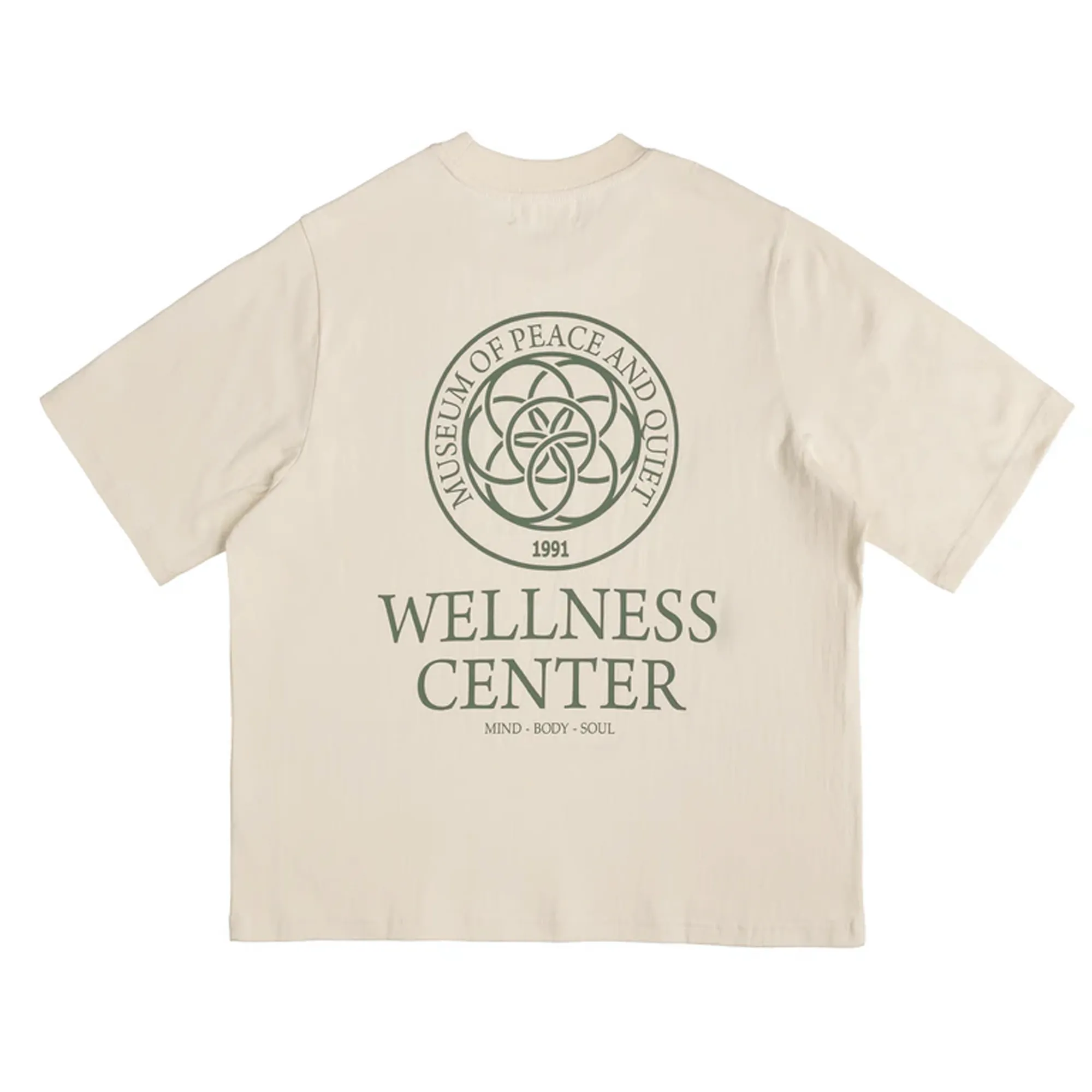 Museum Of Peace & Quiet Wellness Center T-Shirt Bone