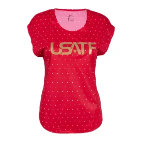 Nike USATF Women's Star Print City Sleek Tee