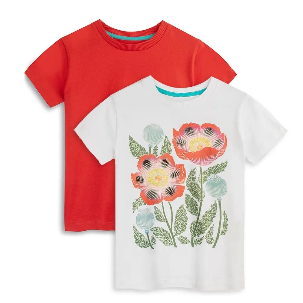 Organic Cotton Kids Shirts - Graphic Tee 2-Pack