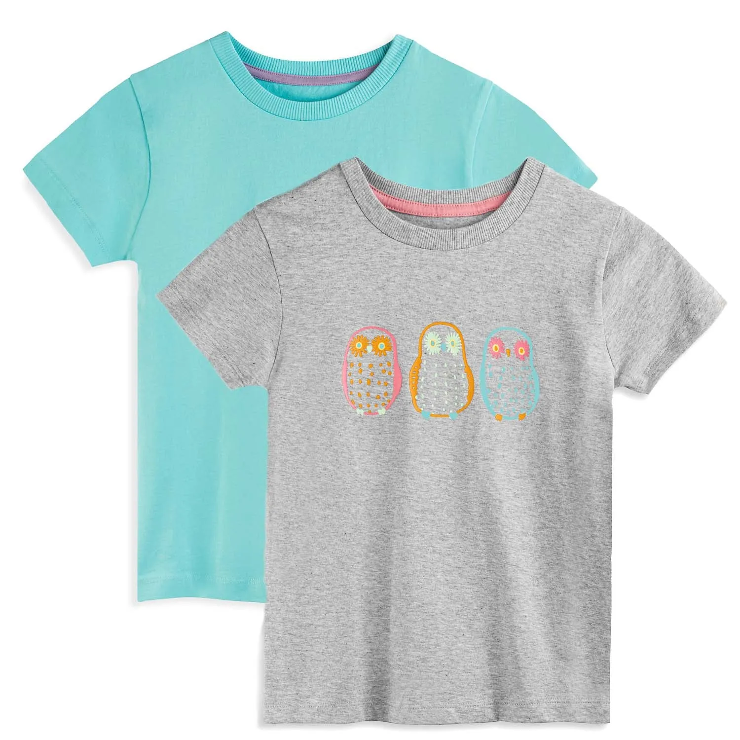 Organic Cotton Kids Shirts - Graphic Tee 2-Pack