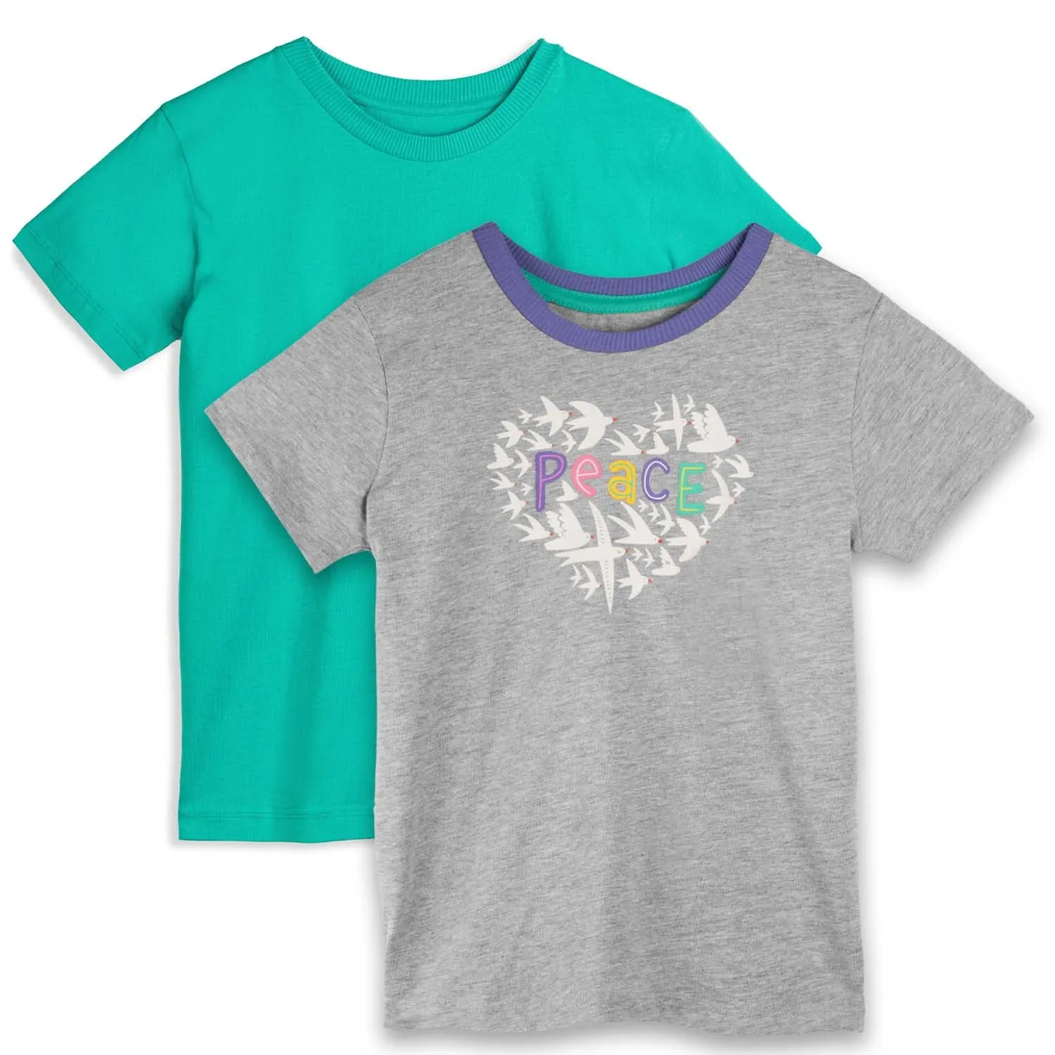 Organic Cotton Kids Shirts - Graphic Tee 2-Pack