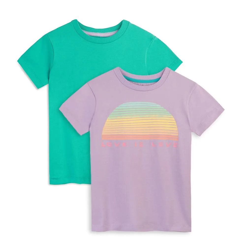 Organic Cotton Kids Shirts - Graphic Tee 2-Pack