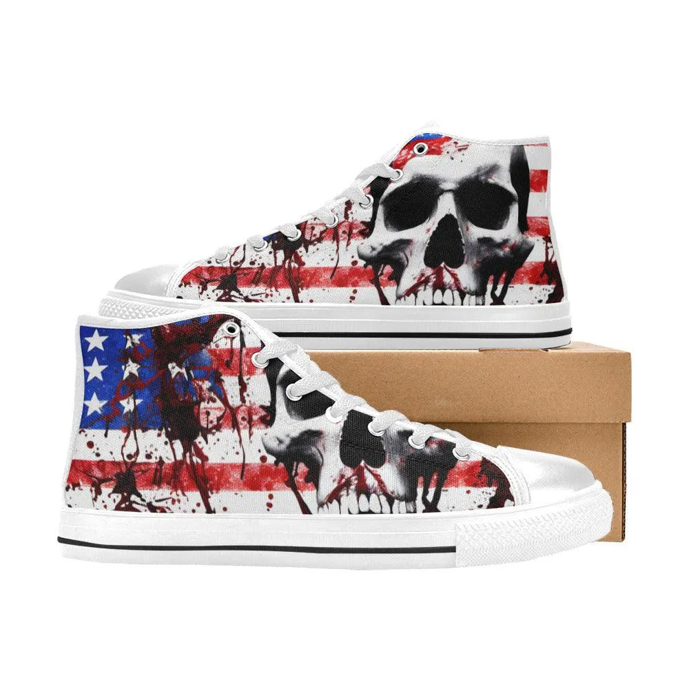 Patriotic Splatter Art Women