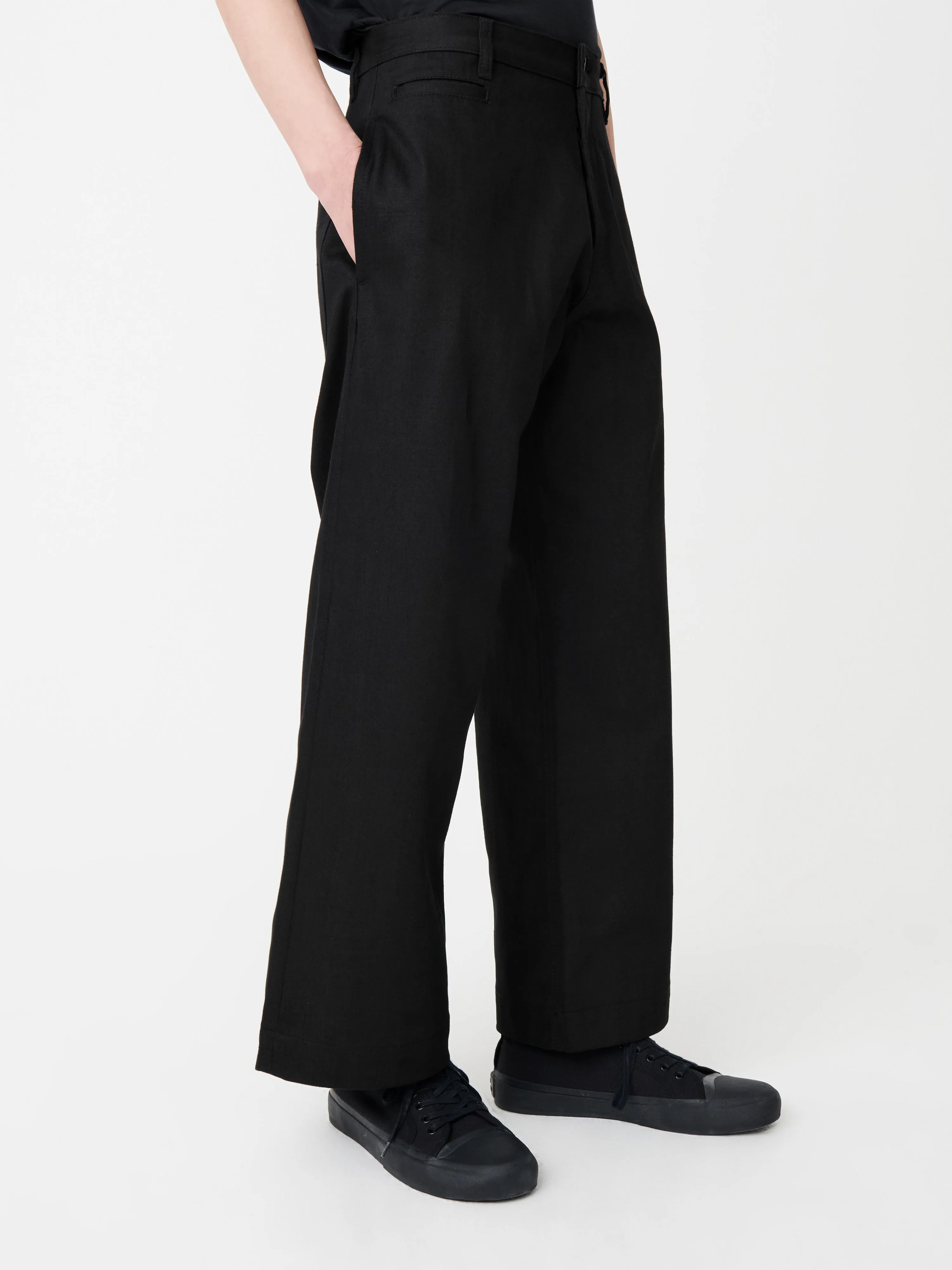 Pyad Denim Pant in Black