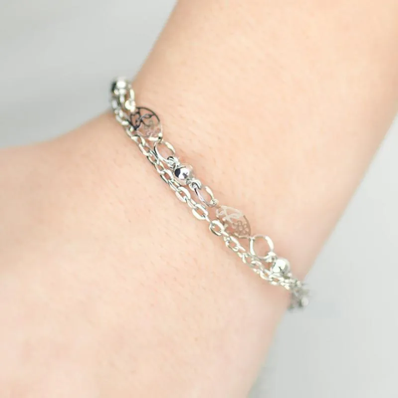 Small Town Wonder Silver Dainty Bracelet