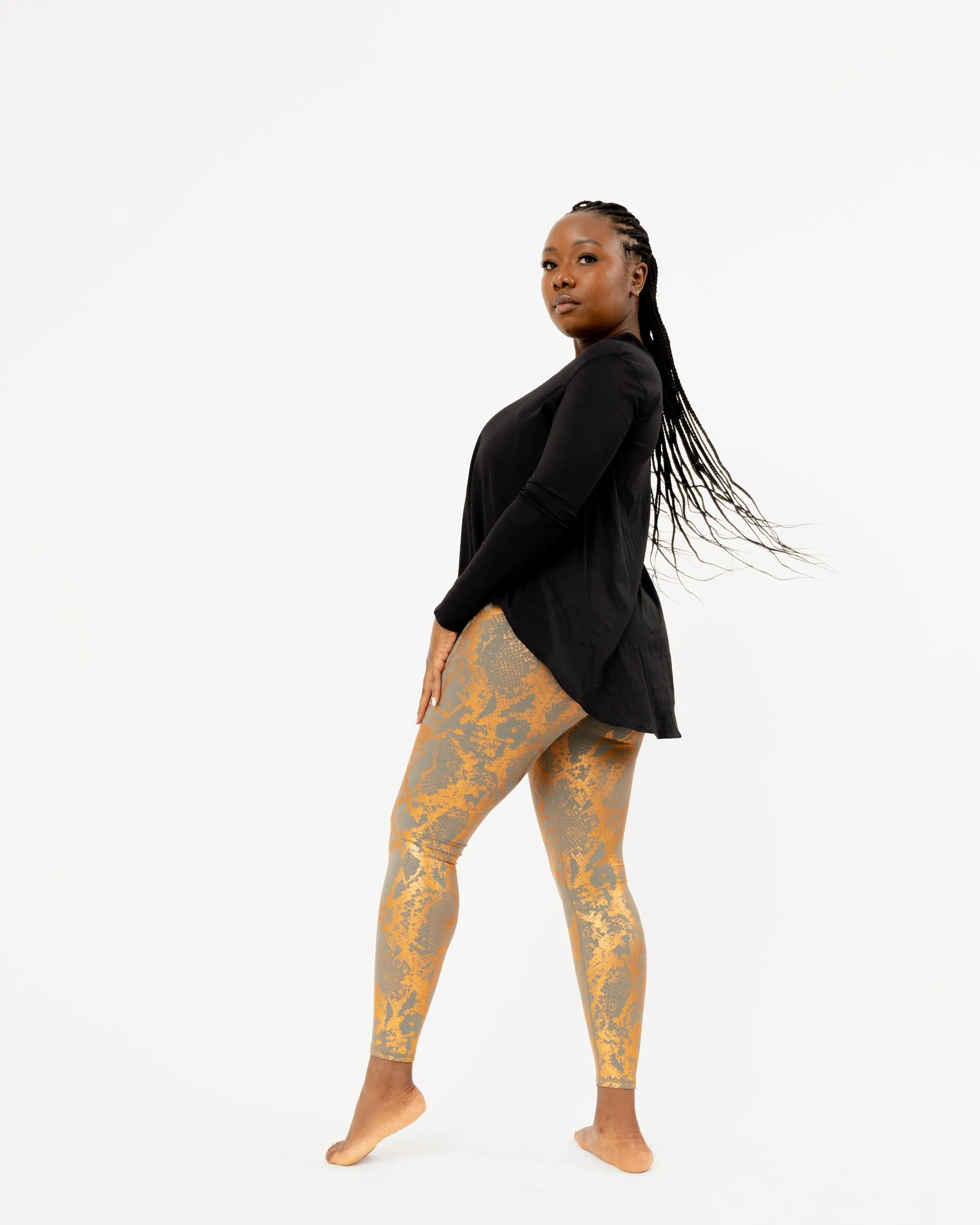 Snake Print Leggings