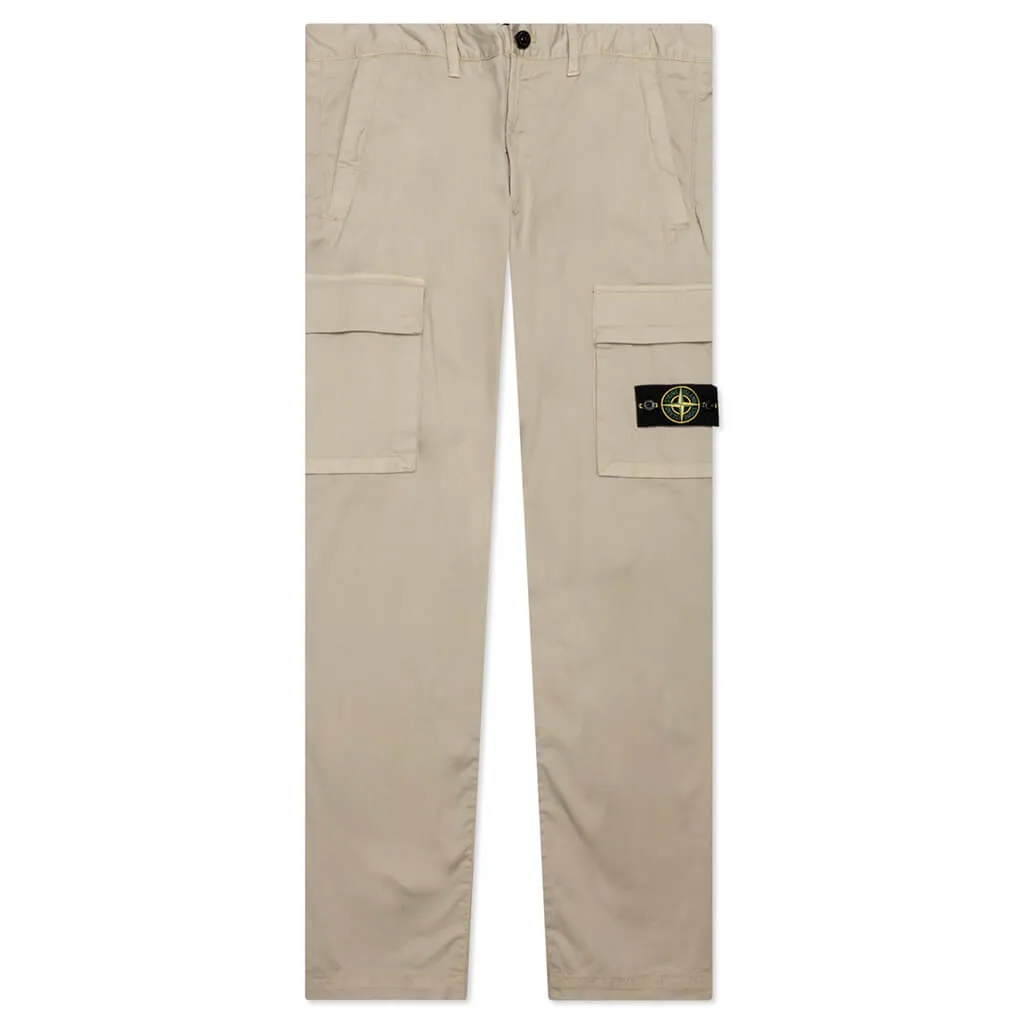 Stretch Gabardine Trousers - Khaki