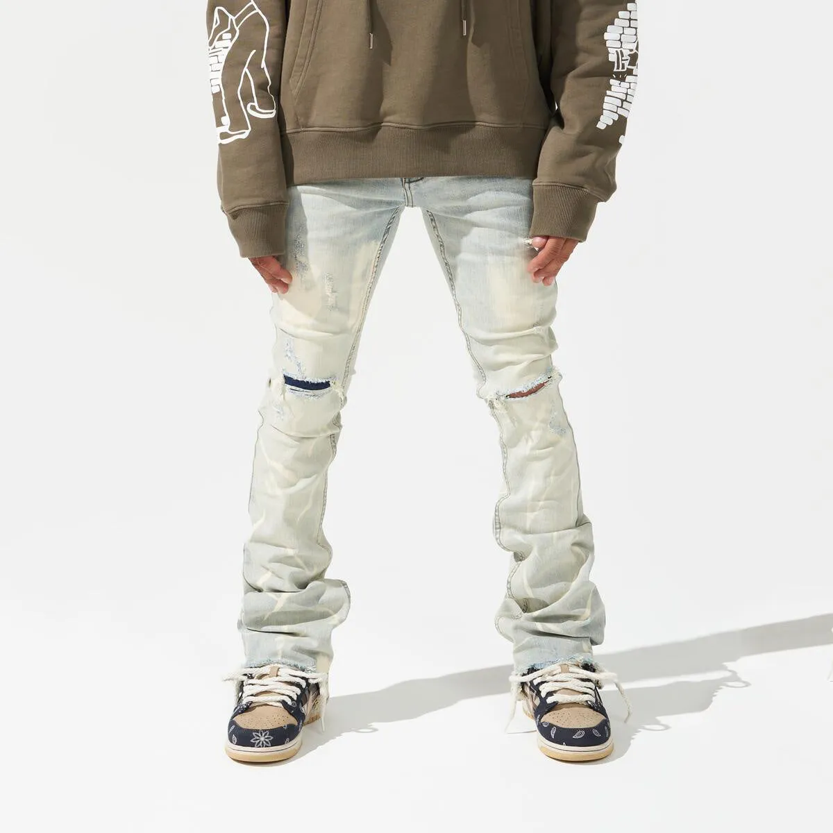 SULFUR STACKED JEANS