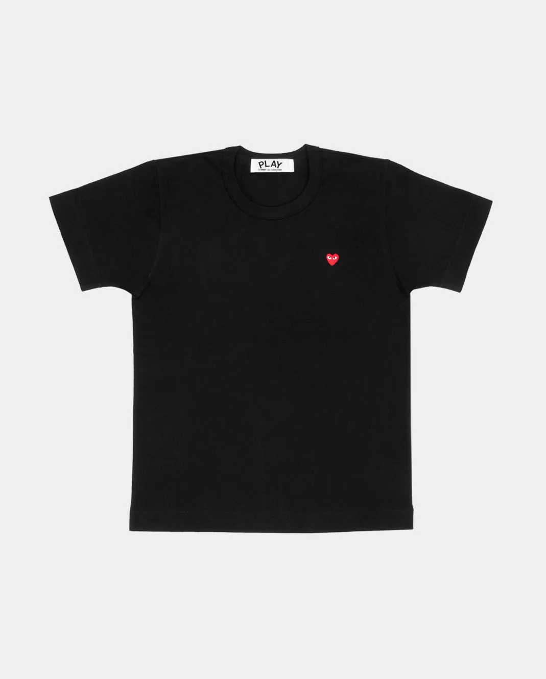 T303 MINI RED HEART T-SHIRT / BLACK