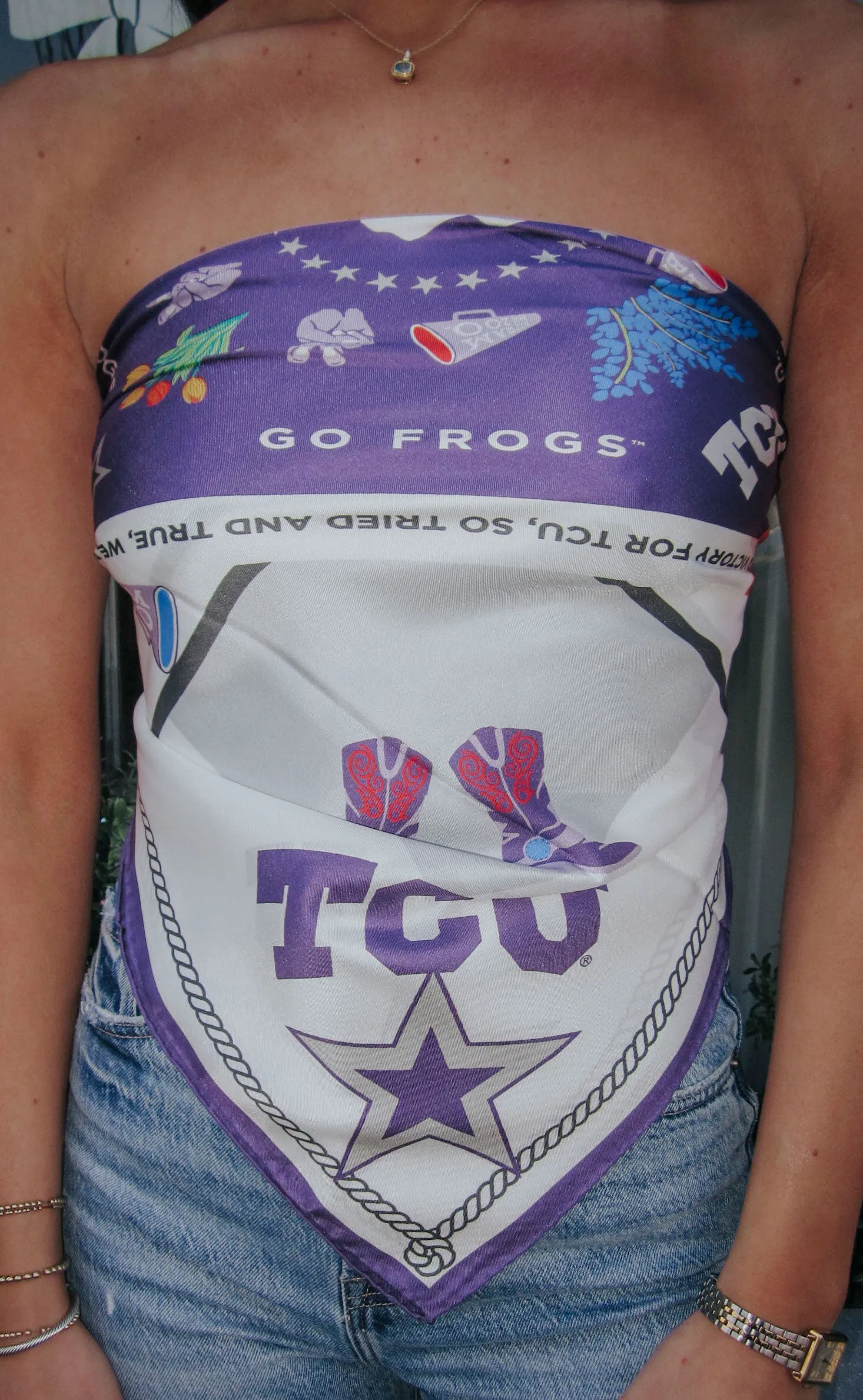 tcu scarf