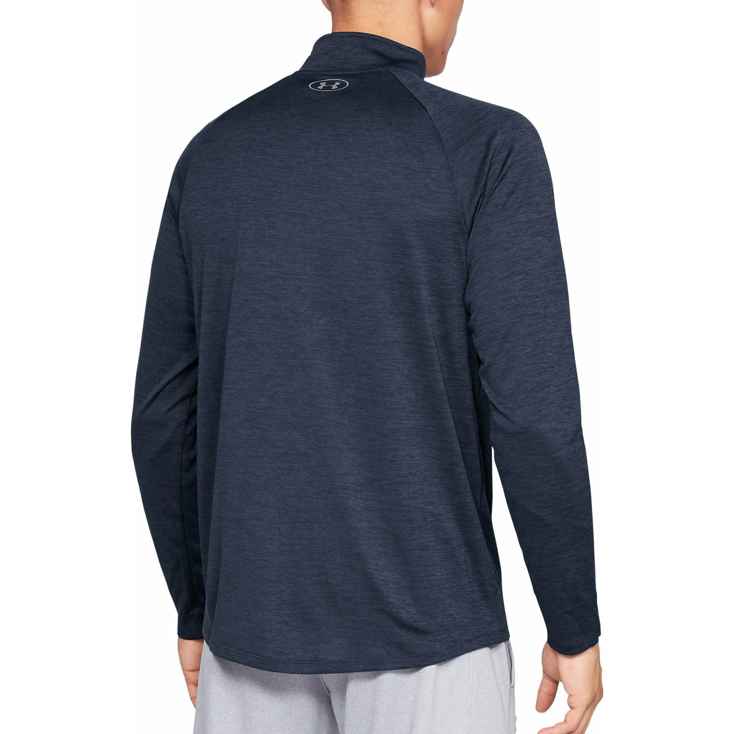 Under Armour Tech Half Zip Long Sleeve Mens Training Top - Navy