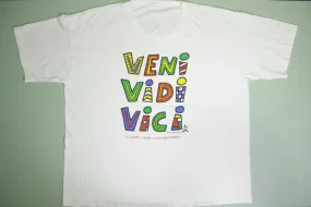 Veni Vidi Vici Came Saw Conquered Vintage 90's Kobe Bryant Single Stitch Artist T-Shirt