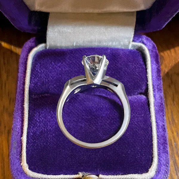 Vintage Engagement Ring, Old Euro 1.46ct.