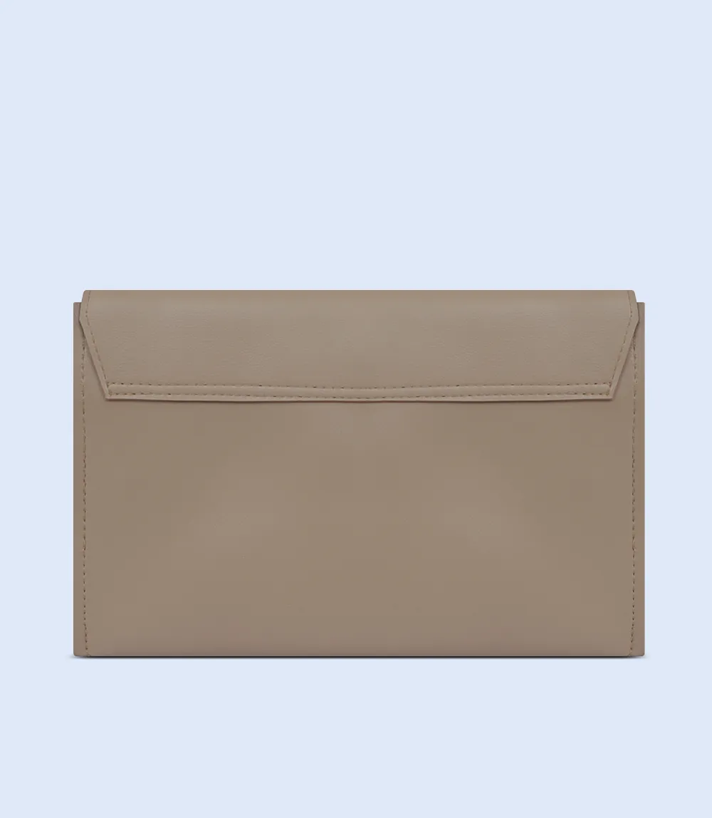 WB2409-BEIGE-Women Shoulder Bag