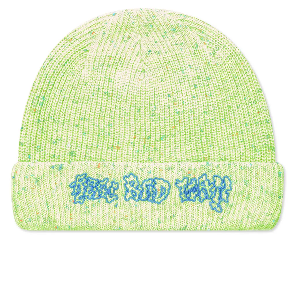 Wild Record Knit Beanie - High-Lighter